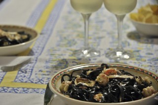 Tagliatelle del giorno dei morti ai porcini scampi e seppie 5.jpg